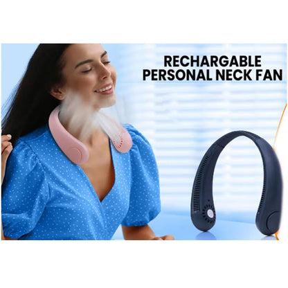 Portable Rechargeable Neck Fan – Hands-Free Cooling Anywhere