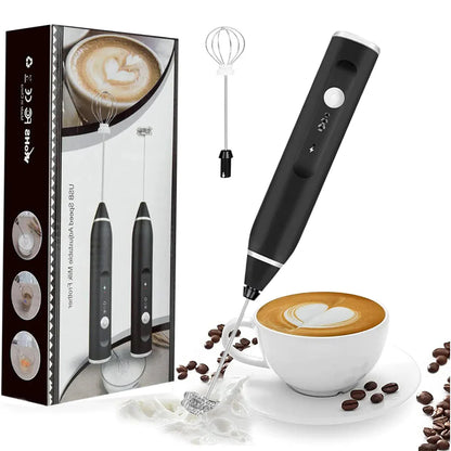 Instant Rechargeable Coffee Beater – Rich Creamy Foam in Seconds
